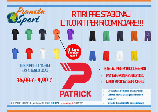 Offerta Generale Kit preparazione Patrick