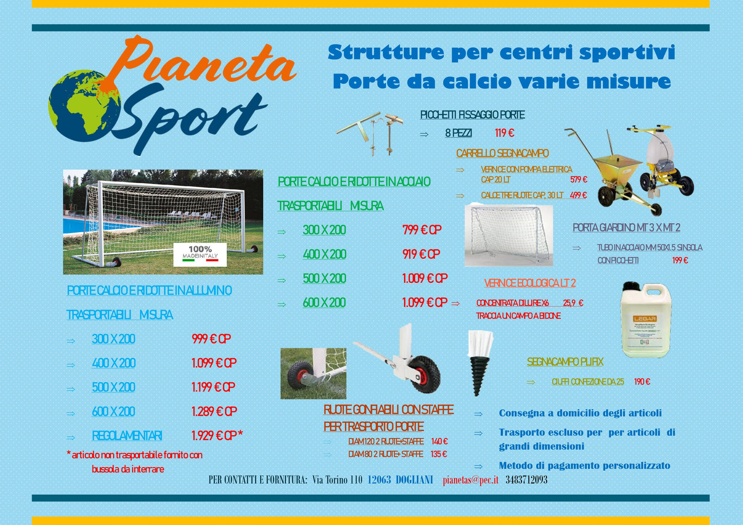 Offerta Strutture per Impianti Sportivi